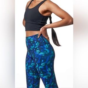 DYI Define Your Inspiration Printed Signature Legging in Ocean Depths